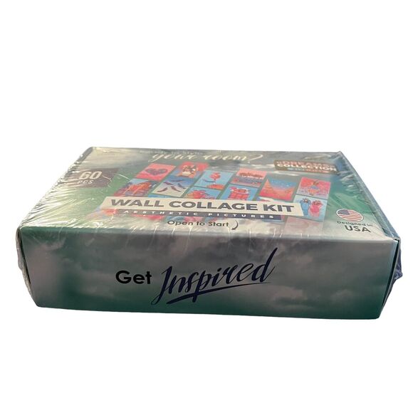 Wall Collage Kit Aesthetic Pictures 60 Piece Set Set 4x6 Pink & Blue Dreams Col. - Picture 4 of 9